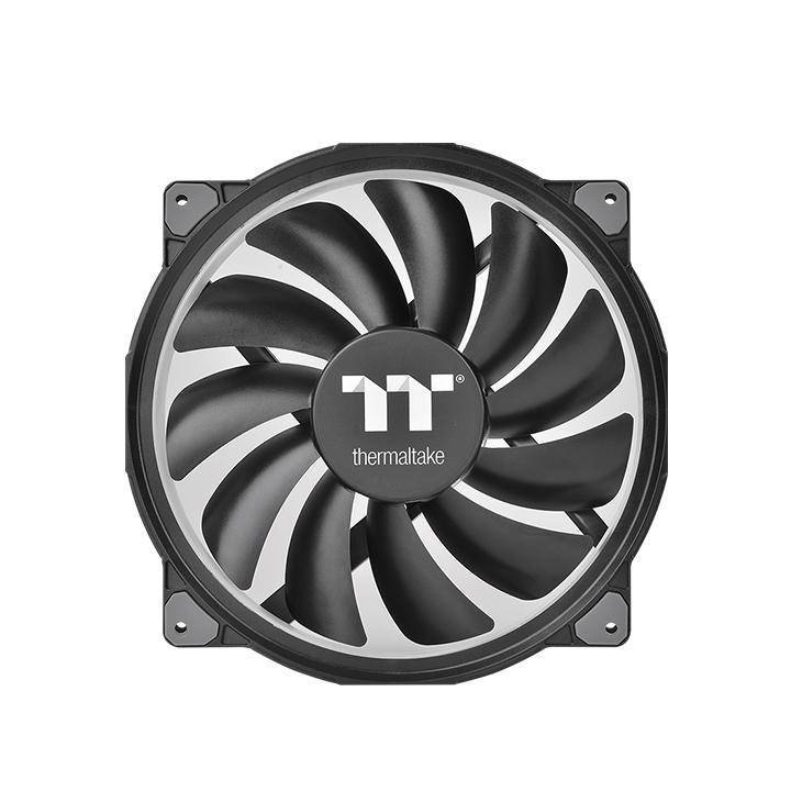 CL-F070-PL20SW-A - Кулер для компьютерного корпуса,Thermaltake, Riing Plus 20 RGB TT Premium Edition Single Fan Pack, CL-F070-PL20SW-A, 200мм, 500-1000 об.мин, USB 2.0 connectors (9 Pin), Подсветка RGB 16.8 млн. цветов, Габариты 200х200х30мм, LED Software Control, Чёрный