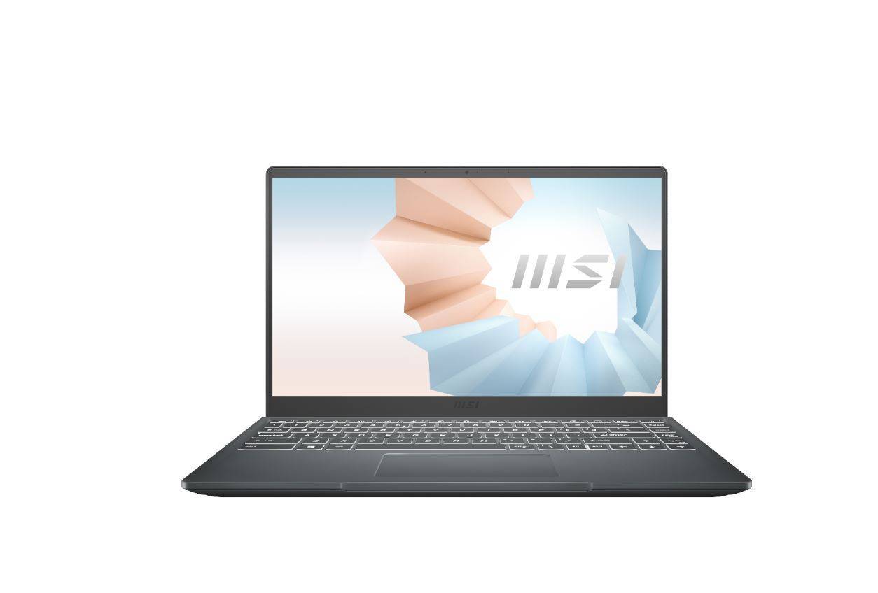 Ноутбук MSI Modern 14 B10MW-450XRU 14" FHD, Intel Core i5-10210U, 8Gb, SSD 256Gb, no ODD, DOS, серый