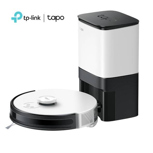 TP-Link Tapo RV30 Plus Робот-пылесос со станцией самоочистки, навигация с помощью датчика LiDAR и гироскопа, 2-в-1