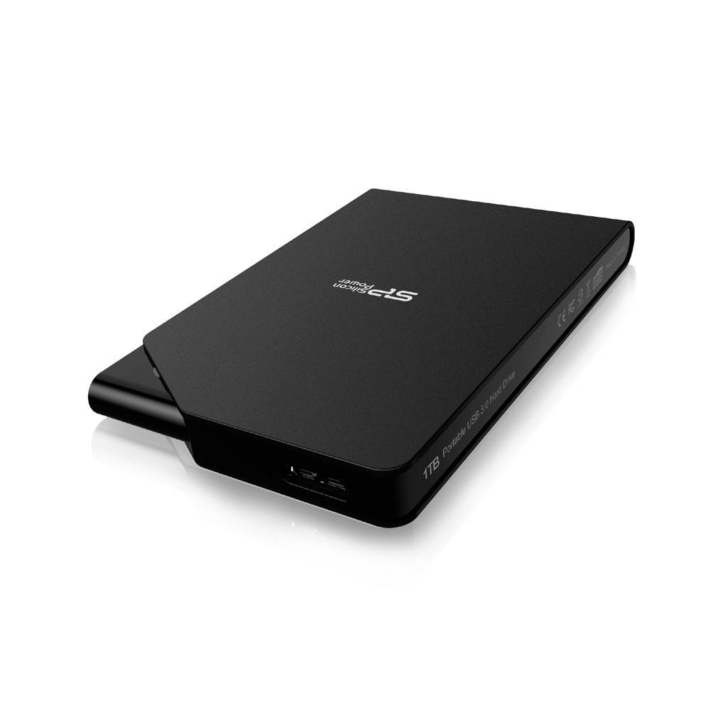 Silicon Power <SP500GBPHDS03S3K> Stream S03 Black USB3.0 Portable 2.5" HDD 500Gb  EXT  (RTL)