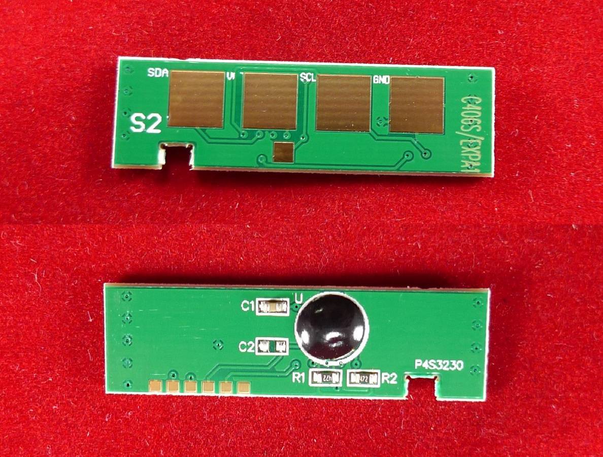 Чип Samsung CLP-360/362/363/364/365/367/368/CLX-3300/3302/3303/3304/3305 (СLT-406S-C) Cyan, 1K ELP Imaging®