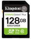 Флеш карта SD 128GB Kingston SDXC Class 10 UHS-I U1 V10  Canvas Select Plus 150Mb/s