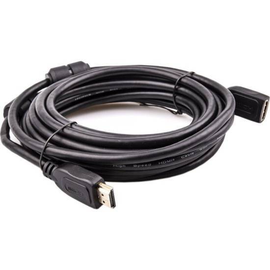 Кабель удлинительный  HDMI-19M---HDMI-19F ver 2.0, 5m, Telecom