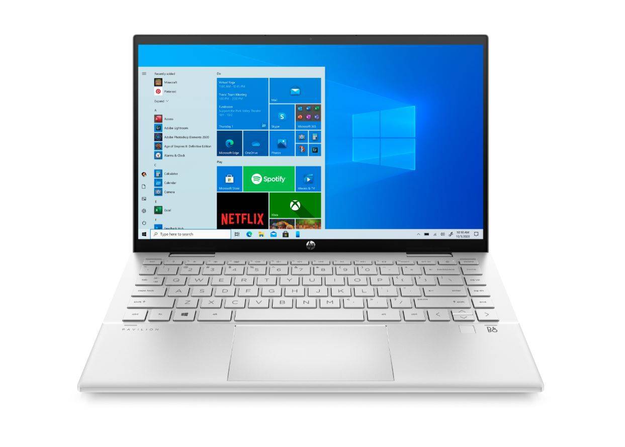 Ноутбук HP Pavilion x360 14-dy0010ur 14.0" FHD Touch, Intel Core i5-1135G7, 8Gb, 512Gb SSD, no ODD, FreeDOS, серебристый