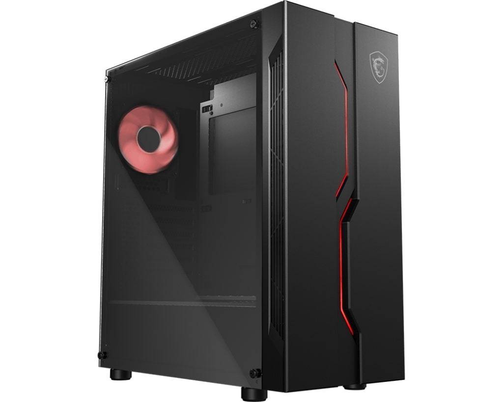 Корпус MSI MAG VAMPIRIC 010M Black Mid-Tower (ATX/mATX/Mini-ITX, без БП, Steel, Plastic, Tempered Glass, HD Audio, USB