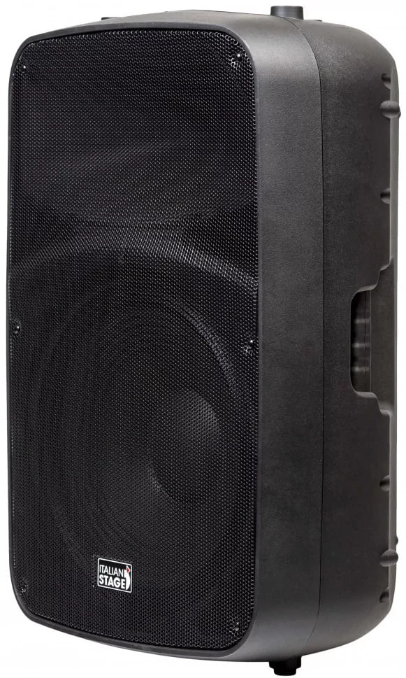 Активная акустическая система ITALIAN STAGE [SPX15A] 2-х полосная, НЧ динамик 15", ВЧ динамик 1", мощность пик./ном. 400/200 Вт, АЧХ 45-20000 Гц, макс. SPL 130 дБ, XLR/TRS микр. вход, XLR/TRS/2xRCA лин. вход, 1/4" TRS лин. выход, 2-х полосный EQ