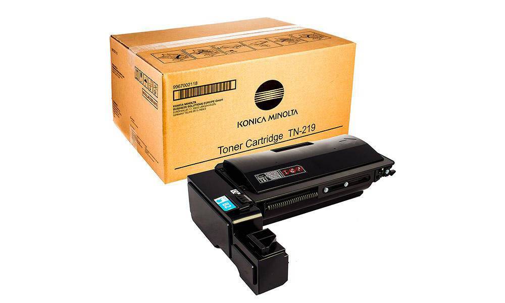Картридж лазерный Konica Minolta TN-219/9967002118, черный, 20000 страниц, оригинальный