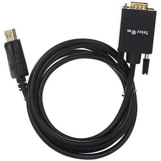 Кабель-переходник DP --> VGA_M/M 1,8м Telecom <TA669-1.8M>
