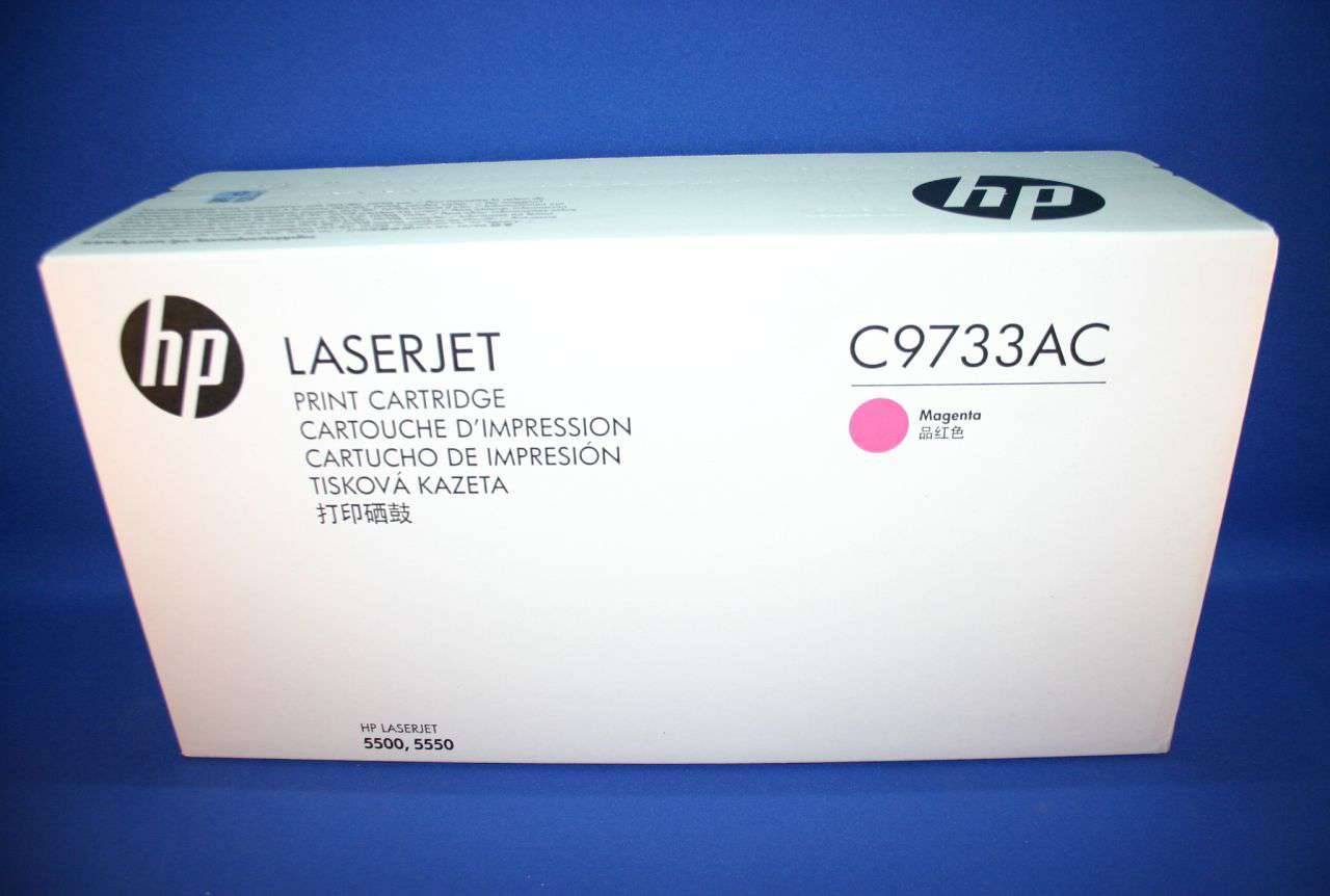 Картридж лазерный HP C9733AC, для HP Color LaserJet 5500/5550, пурпурный, 12000 стр.