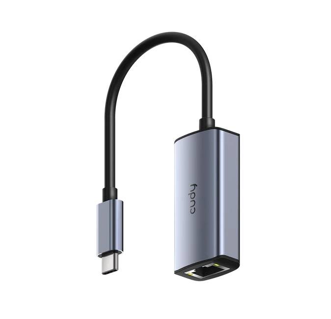 Адаптер/ Aluminum Portable USB-C to 2.5G Ethernet Adapter, Compatible with Laptop, MacBook, Surface, PC with Windows, XP, Mac/Linux and more