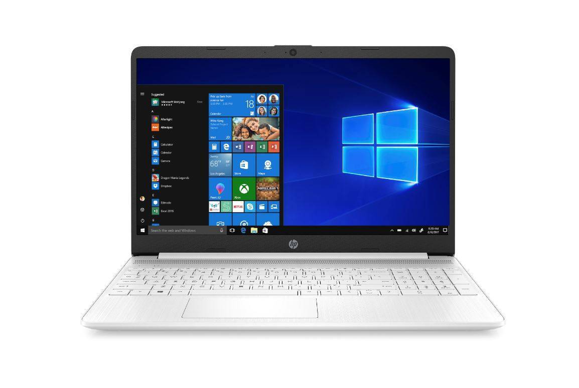 Ноутбук HP15 15s-fq0065ur 15.6" FHD, Intel Celeron-N4020, 8Gb, 256Gb SSD, no ODD, Win10, белый