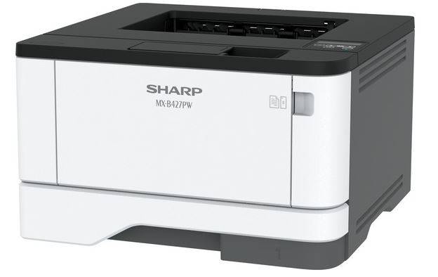 Монохромный принтер SHARP MXB427PWEU (A4, 600х600, сетевой принтер, 40 стр./мин, 256 Мб, USB 2.0, Ethernet 10Base-T/100Base-TX, Wi-Fi, стартовый комплект, дуплекс)