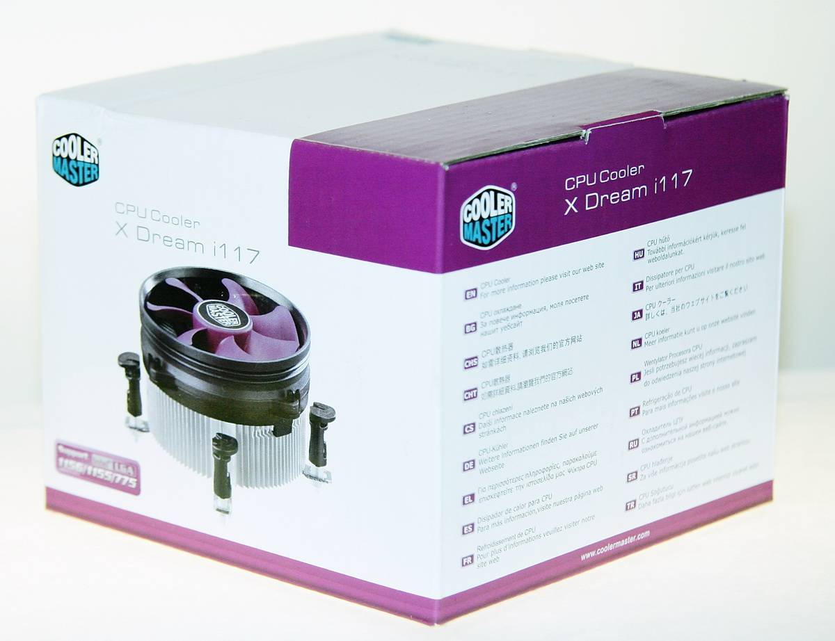 Кулер CPU Cooler Master RR-X117-18FP-R1 (1150/1151/1155, 95W, 19dB, 1800rpm, 95мм, 3pin) RTL