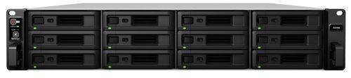 Система хранения данных Synology Rack 2U/12bay DualCont Array (8С2,1GhzCPU/8Gbupto64/2x1GbE+1x10GbERJ45(+1xExpSlot) per contr)NoHDD(upto12 2,5"/3,5"SASupto36with 2xRXD1219SAS),RAIDBasic,JBOD,0,1,5,6,10,F1/2xRPS/norail/1YW'