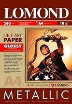 LOMOND 0939022 (A3, 10 листов, 260 г/м2) бумага глянцевая с  металлическим  блеском
