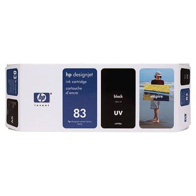 Картридж Hewlett-Packard 83 UV Ink, Black (680 ml)