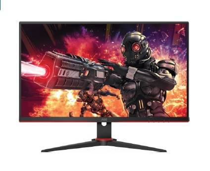 24G2ZE/BK Монитор AOC 23.8" Gaming 24G2ZE черный/красный IPS LED 0.5ms 16:9 HDMI матовая 350cd 178гр/178гр  1920x1080  24