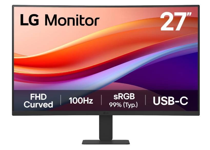 Монитор LG 27U421A-B, 27", VA, 1920×1080, 100Гц