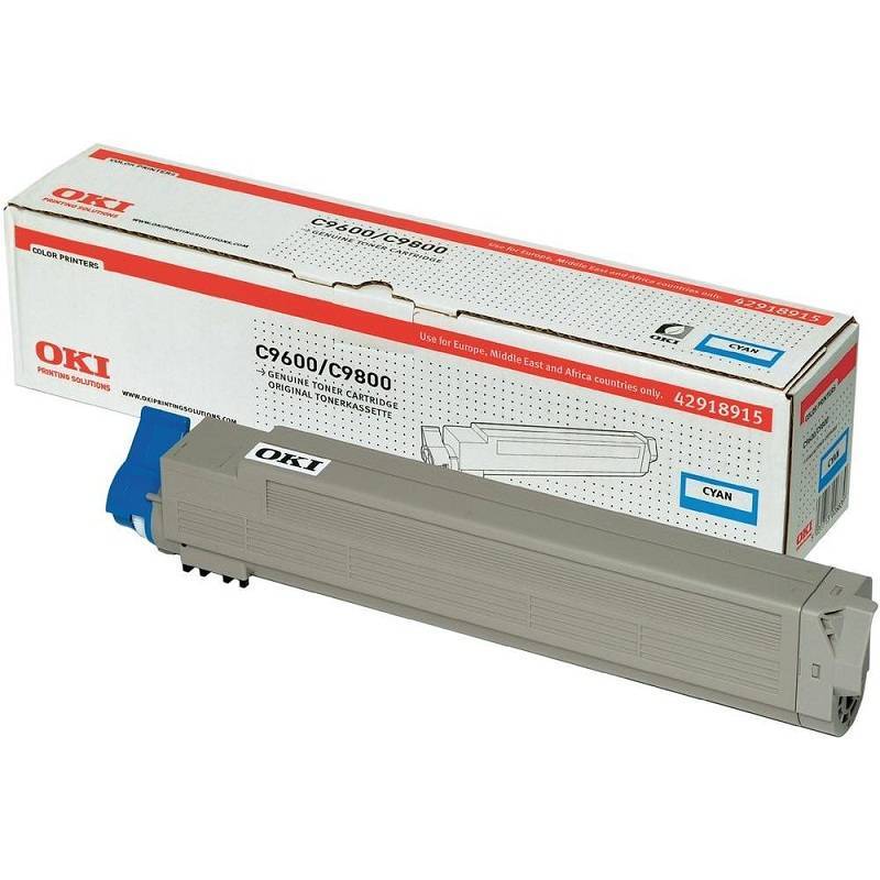Тонер-картридж OKI C9600/9800  15 К голубой оригинал