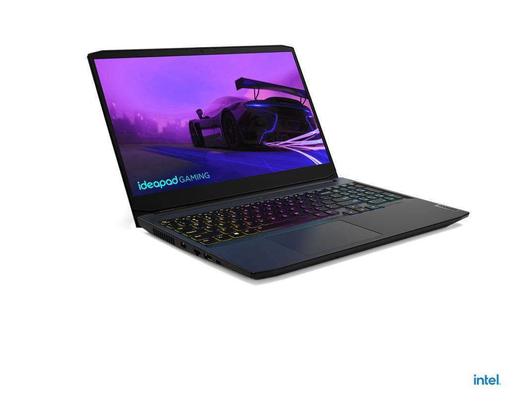 Ноутбук Lenovo Gaming3 15IHU6 15.6" FHD, Intel Core i5-11300H, 8Gb, 512Gb SSD, NVidia RTX3050 4Gb, no ODD, no OS, черный