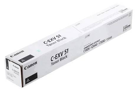 Тонер CANON C-EXV51 BK чёрный,  69 000 страниц