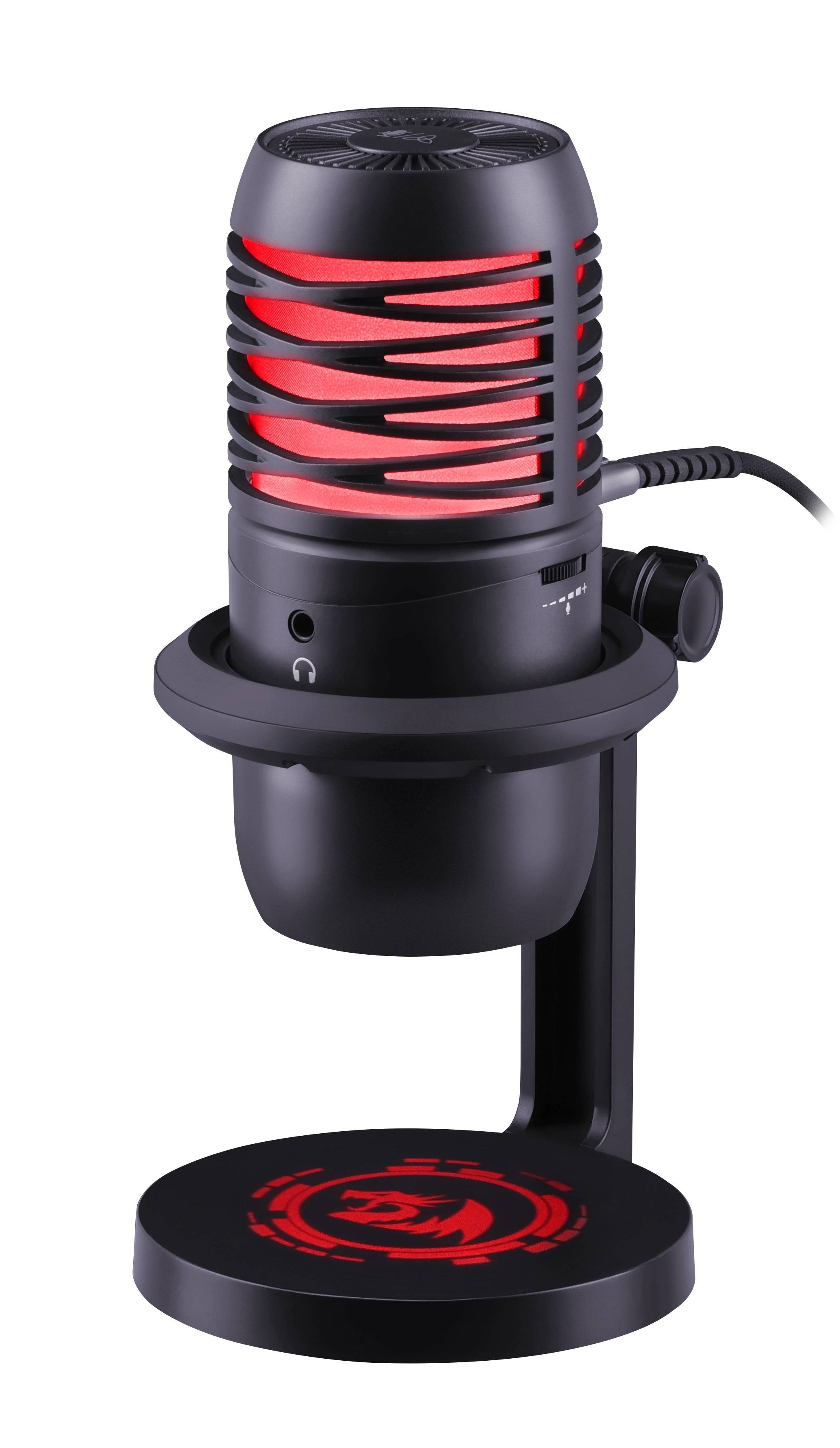 Redragon Игровой стрим микрофон Nebula GM211 USB,Кардиоидный,6 цвет.подсв.