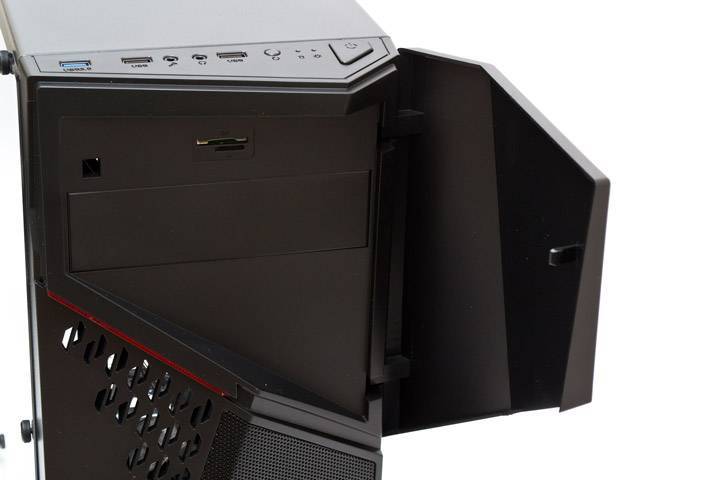 Корпус Aerocool CyberX Advance (3xUSB, 2xAudio, 3x120 мм FAN, прозрачная стенка-акрил, SD-reader. ATX, без БП)