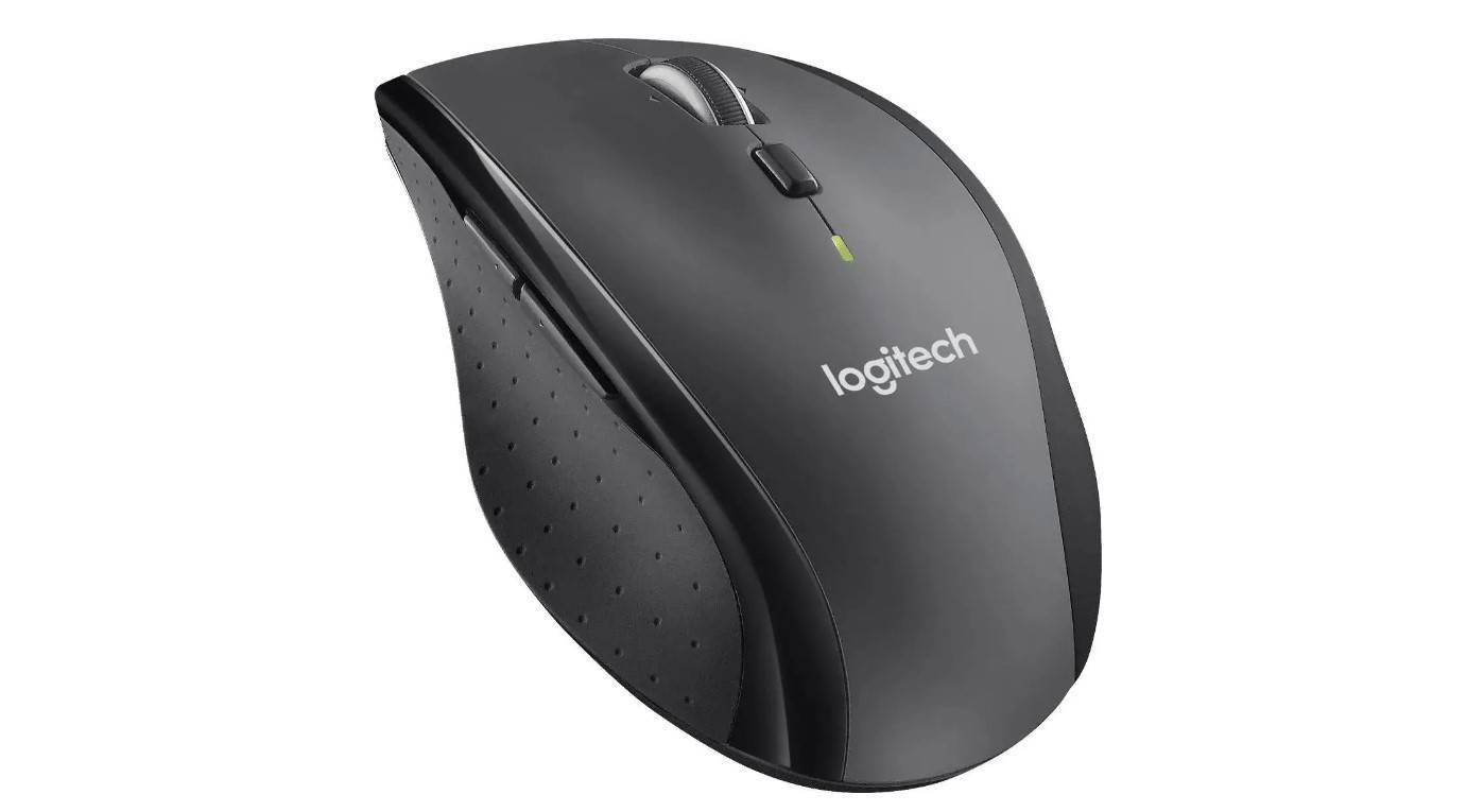 Logitech M705 Мышь беспроводная, оптическая, радио, 10м., 1000 dpi, USB, серый/чёрный.