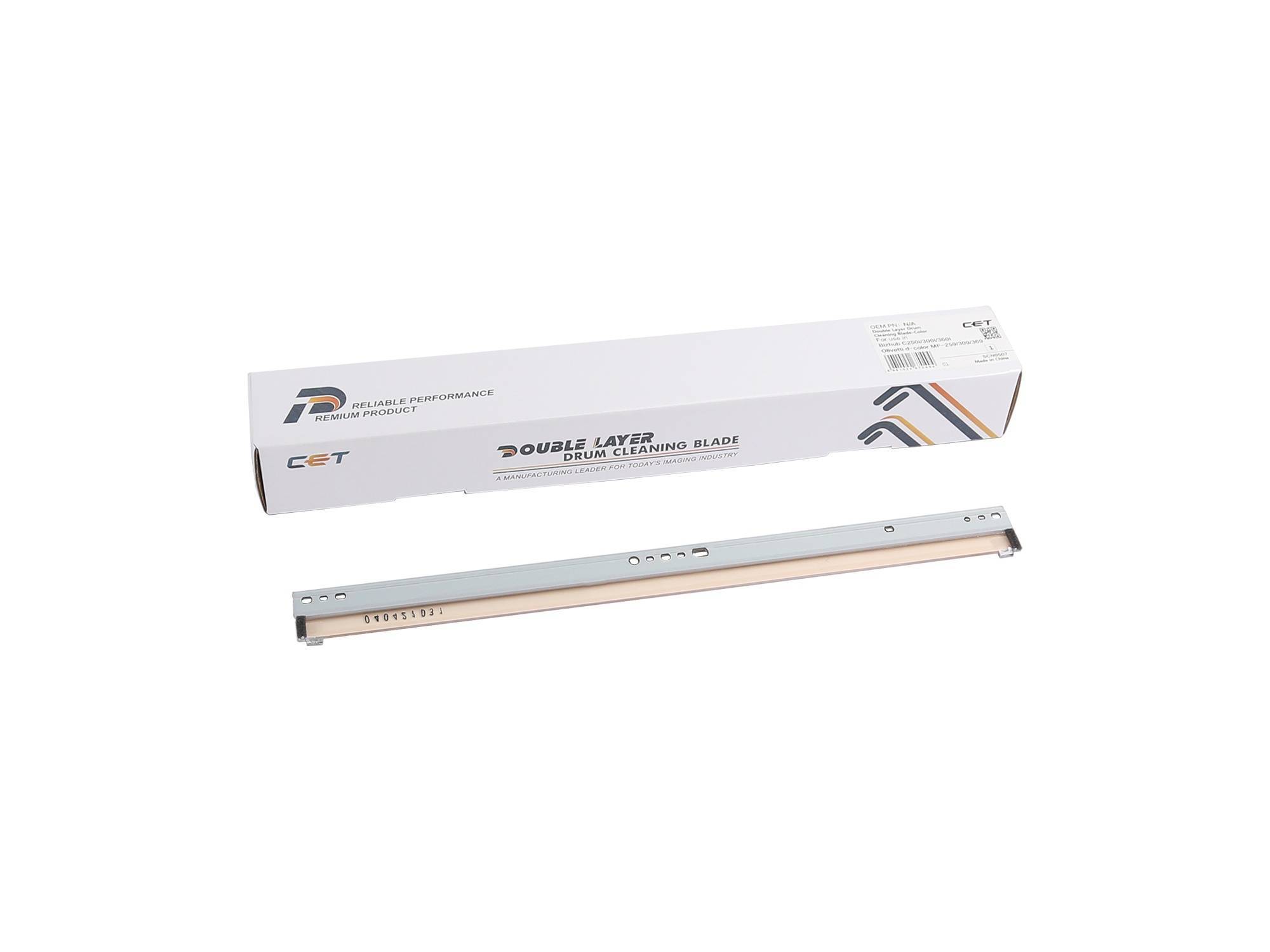 Ракель (Wiper Blade) Konica-Minolta bizhub C250i/C300i/C360i CMY (двухслойный) 300000 стр. (DR316-Blade) CET