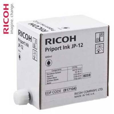 Чернила для дупликатора RICOH тип JP12 Priport JP 3000/1210/1250/1215/1255/DX3240/3440/3243/3443/DD3344/3324 черный 5pcs