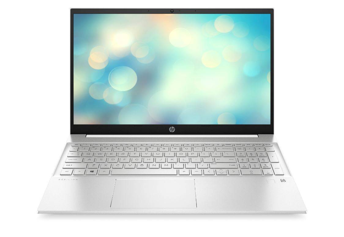 Ноутбук HP Pavilion 15-eh1015ur 15.6" FHD, AMD R5-5500U, 8Gb, 512Gb SSD, no ODD, Win10, белый