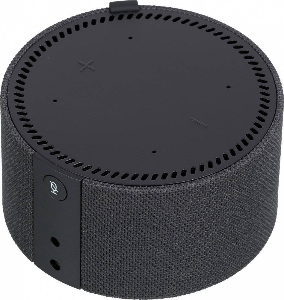 Умная колонка YNDX-00021K Яндекс Новая Станция Мини (без часов), 10 Вт, Алиса, WiFi, Bluetooth, черный оникс