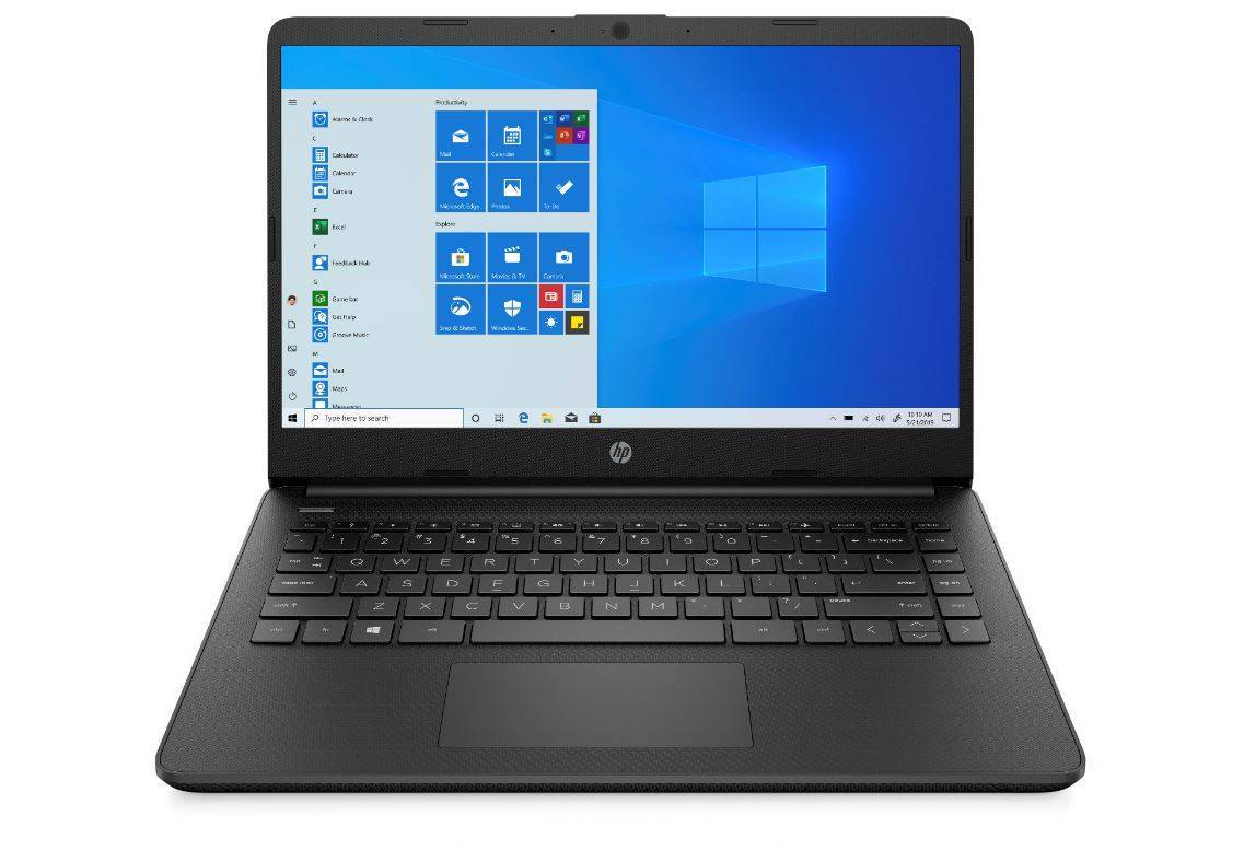 Ноутбук HP14 14s-fq0017ur 14" HD, AMD Athlon 3050U, 4Gb, 128Gb SSD, no ODD, FreeDOS, черный