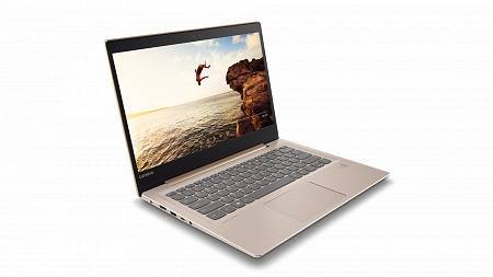Ноутбук Lenovo 520S-14IKB 14.0" FHD, Intel Core i5-7200U, 8Gb, SSD 256Gb, noDVD, NVidia G940MX 2Gb, Win10, золотистый (8