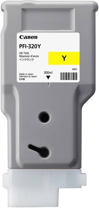 Canon PFI-320Y Картридж для Canon TM-200/TM-205/TM-300/TM-305, Жёлтый. 300 мл