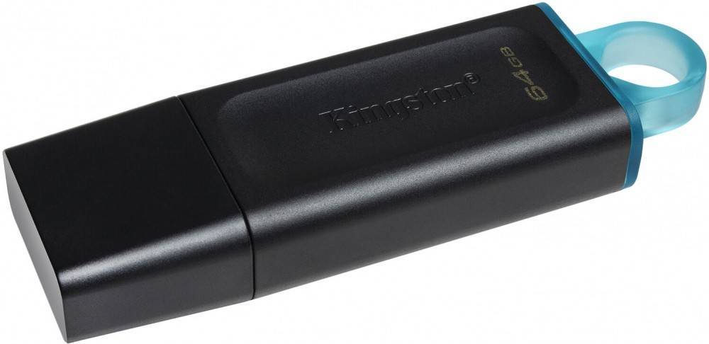 Флеш накопитель 64GB Kingston DataTraveler Exodia, USB 3.2  Черный