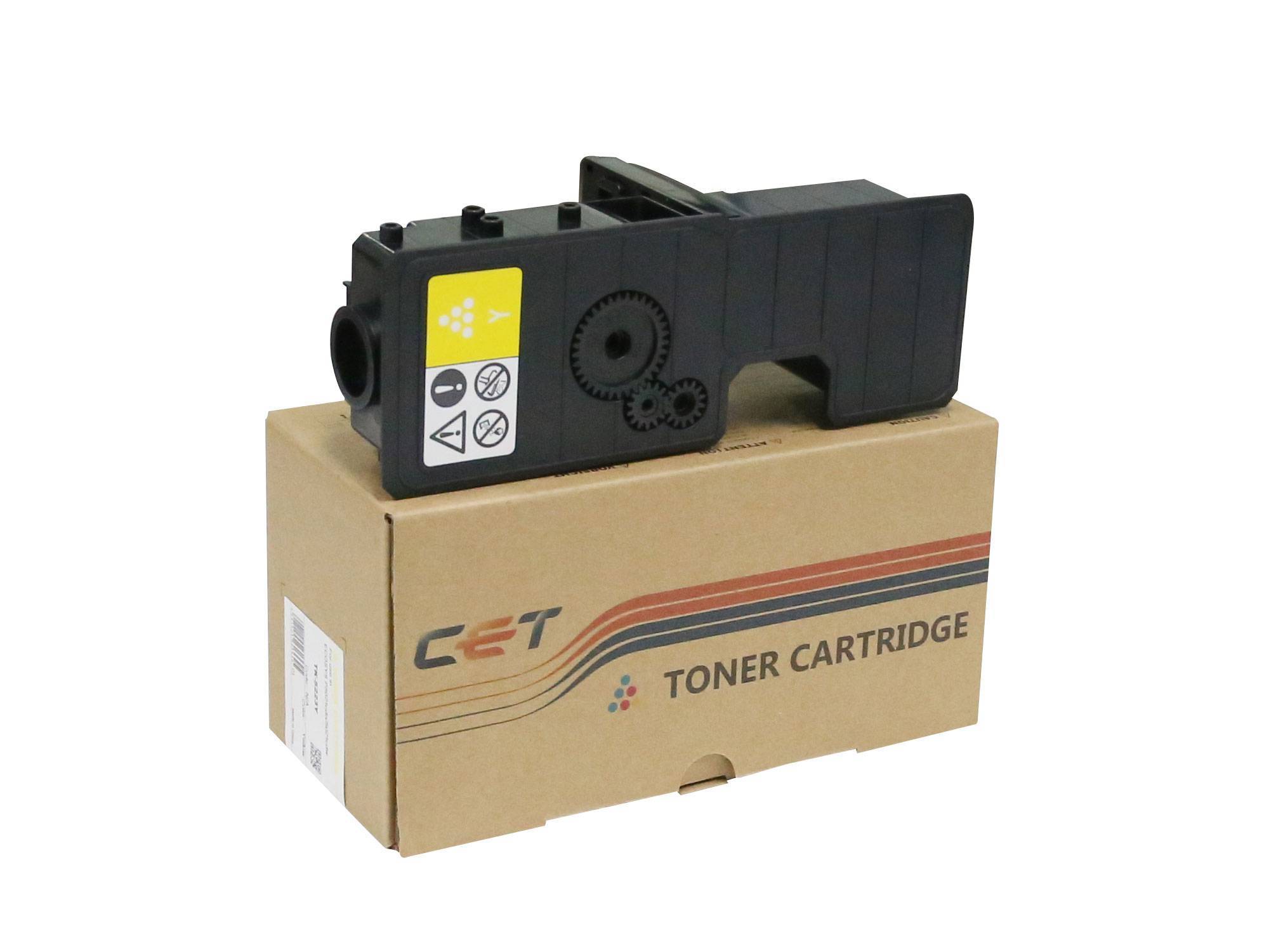 Тонер-картридж для KYOCERA ECOSYS P5021cdn/M5521cdn Yellow (PK208) 33г, 2200 стр. (TK-5230Y) CET