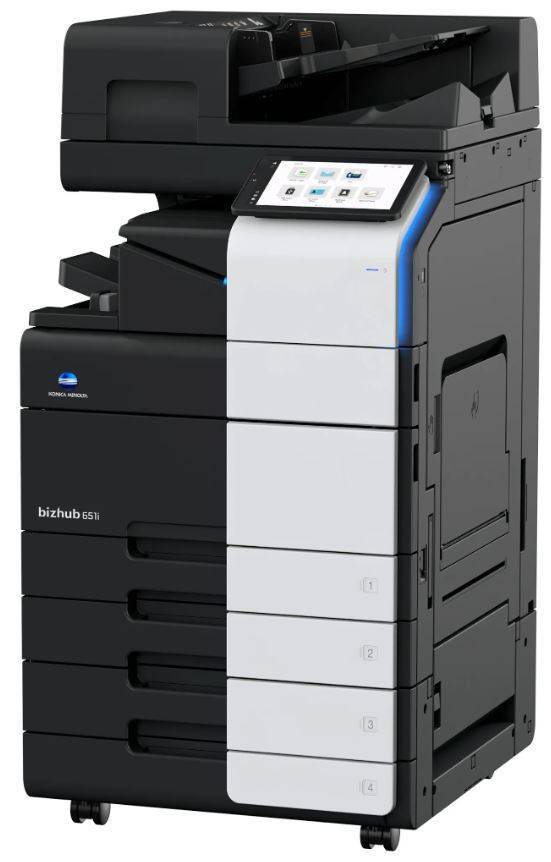 мфу Konica Minolta bizhub 651i (МФУ, A3, 65 стр./мин, DADF, 10,1" панель, 2x500 л, без картриджей, без кабеля питания, запуск АСЦ платно)