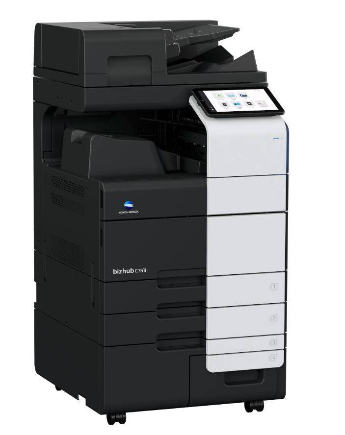 МФУ Konica Minolta bizhub C751i (МФУ, A3, 75 стр/мин, DADF, напольные лотки, без картриджей, без кабеля питания, запуск АСЦ платно)