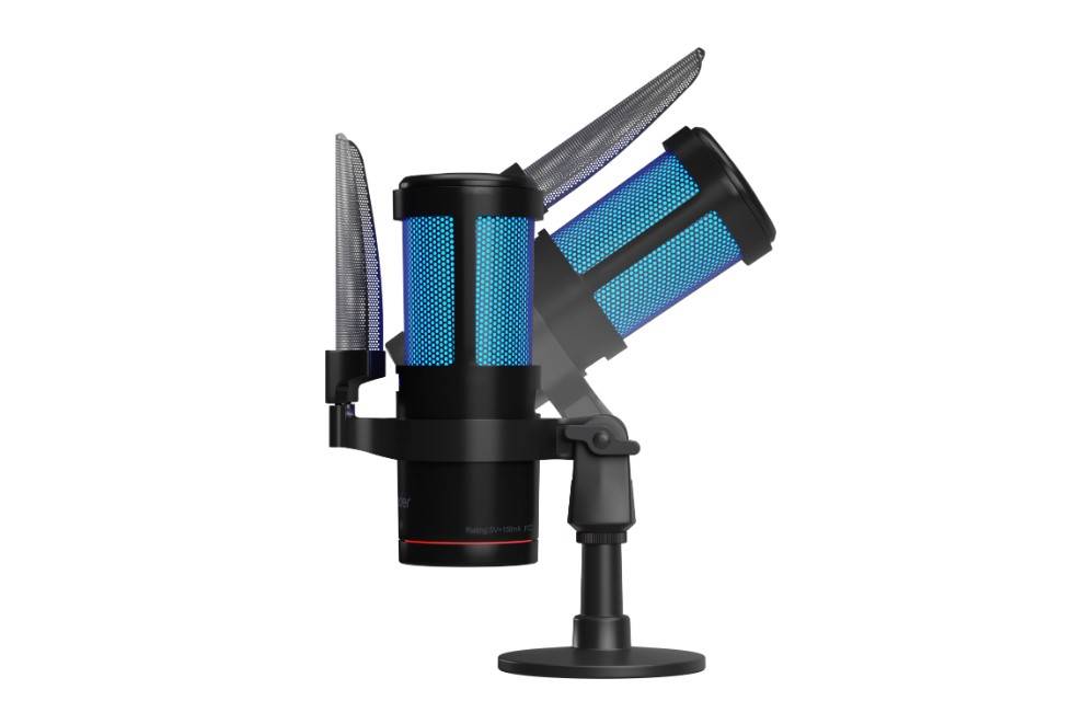 DEFENDER 64240 Игровой стрим микрофон Impulse GMC 400 USB, RGB,  провод 2 м