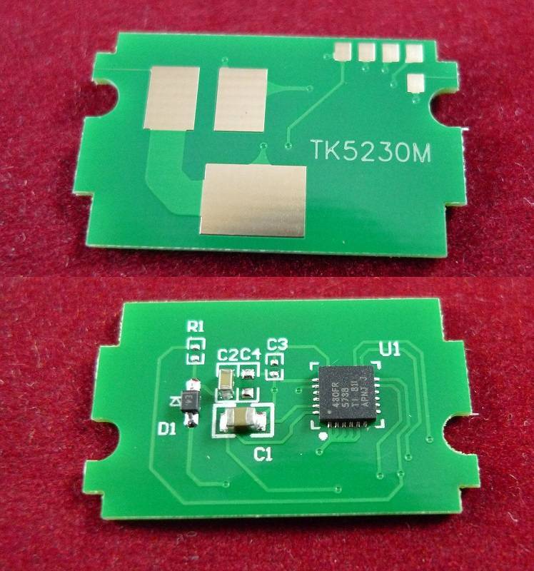 Чип для Kyocera Ecosys P5021cdn/M5521cdn (TK-5230M) Magenta, 2.2K ELP Imaging®