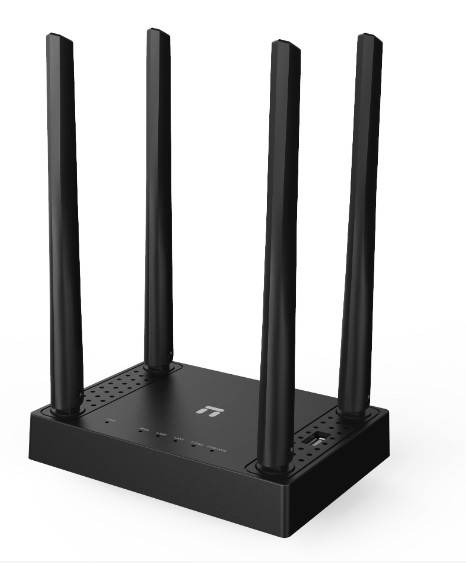 Беспроводной маршрутизатор NETIS - N5, 2.4 и 5 ГГц, 867Мб/с, IEEE 802.11 a/b/g/n/ac, 2x RJ-45, 10/100 Мб/с, 4 antennas, 1-USB, N5