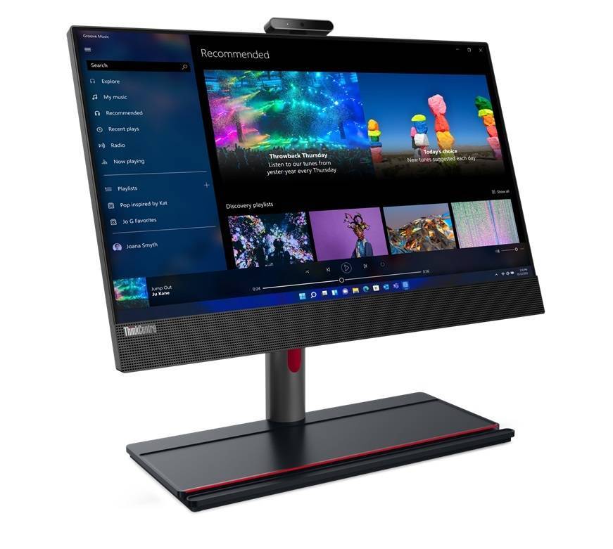 Моноблок Lenovo ThinkCentre M90a Gen 3 23.8" FHD, Intel Core i3-12100, 8 Gb, 256G SSD,  DVD-RW, Intel UHD Graphics 730