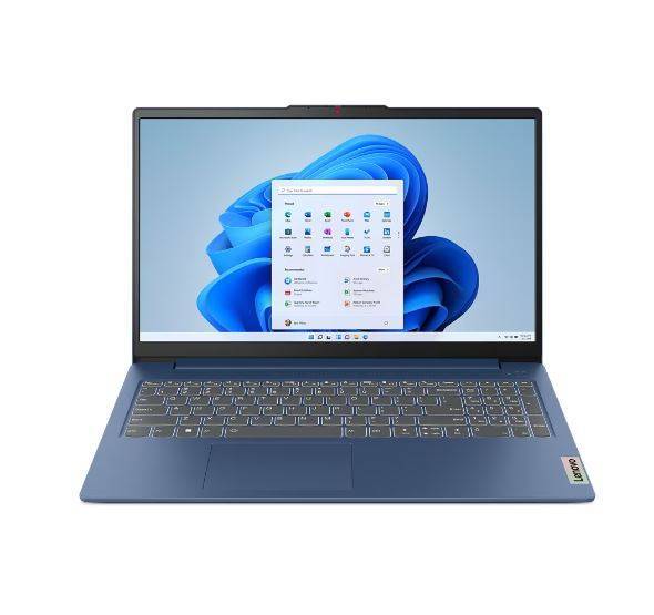Ноутбук Lenovo IP3 Slim 15IAH8 15.6" FHD IPS, Intel Core i5-12450H, 8Gb, 512Gb SSD, no OS, синий (83ER0033RM)*