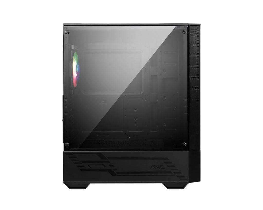 Корпус MSI MAG FORGE 111R Black Mid-Tower (ATX/mATX/Mini-ITX, без БП, Steel, Plastic, Tempered Glass, HD Audio, USB 3.2