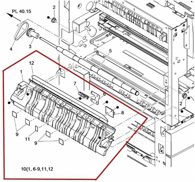 859K05394 Узел регистрации  транспортера XEROX 5345