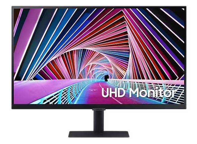 МОНИТОР 27" Samsung S27A704NWI Black (IPS, 3840x2160, 5 ms, 178°/178°, 300 cd/m, 1000:1, +HDMI, +DisplayPort)