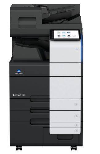 МФУ Konica Minolta bizhub 751i (МФУ, A3, 75 стр./мин, DADF, 10,1" панель, 4лотка, 3500л, без картриджей, без кабеля питания, запуск АСЦ платно)