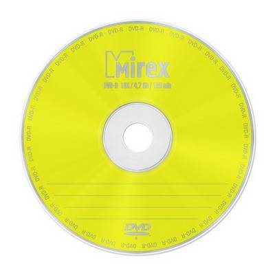 Диск DVD-R Mirex 4.7GB 16x Slim Case (1 шт.) (202363)