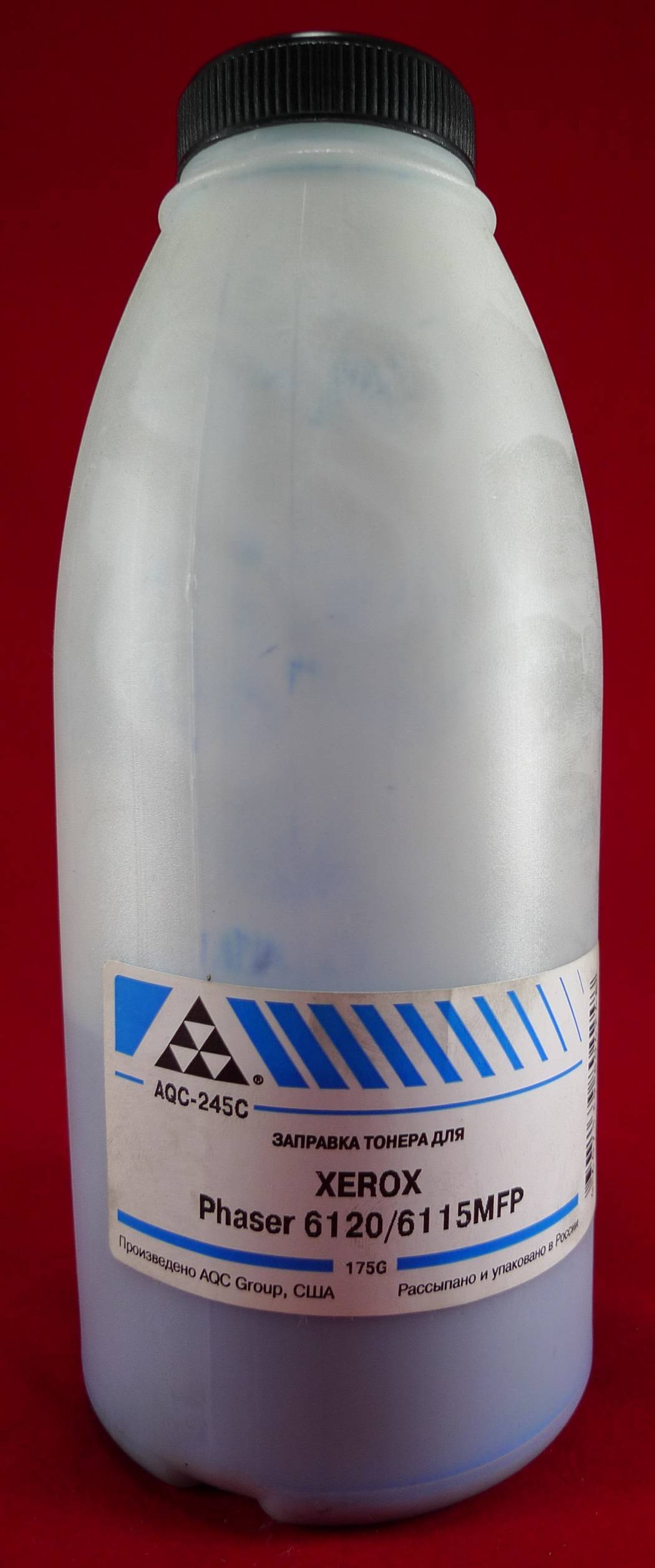 Тонер XEROX Phaser 6120/6115MFP Cyan (фл. 175г) AQC-США фас.Россия